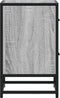 vidaXL - Nachtkastjes - 2 - st - 40x31x50 - cm - bewerkt - hout - grijs - sonoma - eiken