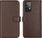 Selencia Samsung Galaxy A52 / A52s / A52 (5G) - Echt Lederen Bookcase - Bruin
