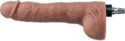 Lovense Big Dildo - Dildo voor Lovense seksmachine - Realistisch design met balzak - Beige
