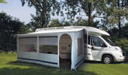 Eurotrail Narvik 450 - Canopy Room voor Fiamma en Omnistor - Ruime tent met grote ramen - Grijs