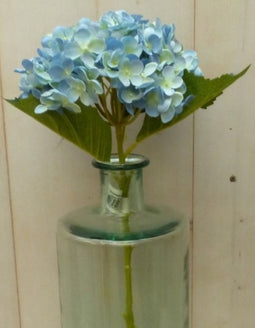 Kunsthortensia op steker blauw