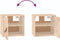 vidaXL - Wandkast - 31,5x30x30 - cm - massief - grenenhout
