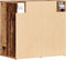 vidaXL - Schoenenkasten - 2 - st - 52x30x50 - cm - oud - houtkleurig