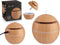 Aromaverstuiver bevochtiger met meerkleurige LED Bruin Plastic (130 ml) (10 x 10 x 10 cm)