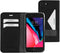 Mobiparts Classic Wallet Case - iPhone 7/8/SE (2020/2022) - Ruimte voor pasjes - Zwart