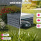 tectake® Garage voor robotmaaier Hortus - Houten behuizing - Weerbestendig - Beplantbaar dak - 84 x 78 x 46 cm