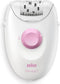 Braun Silk-épil 1 1-000 - Epilator - 20 pincetten - Roze Wit