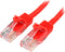 Startech 45PAT3MRD - Cat 5 UTP-kabel - RJ45 - 3 m - Rood