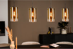 Hanglamp Force 4-lichts - Goud | BY-OLAF