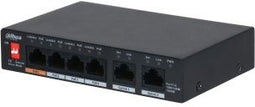 Dahua PFS3006-4GT-60-V2 - Switch - 6x Ethernet 1Gbps - 4x PoE+ (802.3at) - 60W