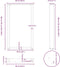 vidaXL - Salontafelpoten - 2 - st - U-vormig - 60x(100-101) - cm - staal - zwart