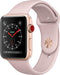 Apple Watch Series 3 refurbished door Renewd - A Grade (zo goed als nieuw) - 42mm - Goud / Roze