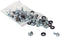 Intellinet 711081 - Bevestigingsmateriaal - 50 kooimoeren M6 50 schroeven M6 50 sluitringen (50 stuks)