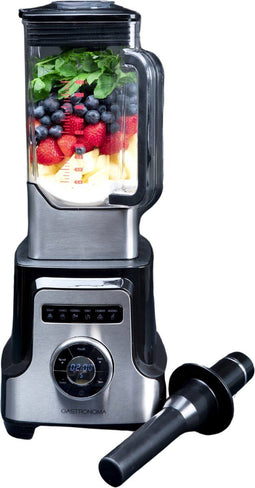 Gastronoma Blender - 2000W - 10 snelheden - 3L kan - Zwart RVS