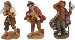 Kerststalfiguren 3-delig - 10 cm