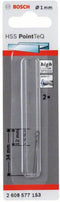 Bosch HSS spiraalboren PointTeQ - 1mm - zelfcentrerende punt - (2 stuks)