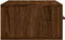 vidaXL - Nachtkastjes - 2 - st - wandgemonteerd - 35x35x20 - cm - bruin - eikenkleur