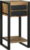vidaXL - Telefoonstandaard - 40x40x80 - cm - Massief - Ruw - Houten - Mango