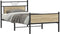 vidaXL - Bedframe - zonder - matras - hout - sonoma - eikenkleurig - 100x190 - cm