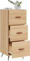 vidaXL - Dressoir - 34,5x34x90 - cm - bewerkt - hout - sonoma - eiken