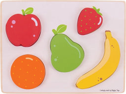 Bigjigs Houten Puzzel Fruit, 5dlg.