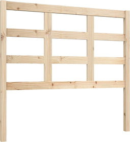 vidaXL - Hoofdbord - 105,5x4x100 - cm - massief - grenenhout