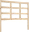 vidaXL - Hoofdbord - 105,5x4x100 - cm - massief - grenenhout