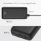 iMoshion® Powerbank 27000 mAh - Snellader & batterij-indicator - Geschikt voor o.a. iPhone & Samsung - 18 Watt - USB A, USB C & Micro USB - Zwart