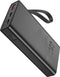 Hoco PD20 10.000mAh Compact Sized 22.5W Quick Charge 3.0 Intelligente Powerbank - Zwart