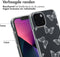 imoshion Hoesje Geschikt voor iPhone 13 Mini Hoesje Siliconen - imoshion Design hoesje - Meerkleurig / Butterfly