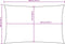 vidaXL - Zonnescherm - rechthoekig - 2x4 - m - oxford - stof - donkergroen