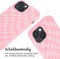 iMoshion Hoesje Geschikt voor iPhone 15 Hoesje Met Koord - iMoshion Siliconen design hoesje met koord - Roze / Retro Pink