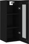 vidaXL - Wandkast - 34,5x34x90 - cm - zwart