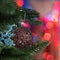 Kerstballen set van 50 - onbreekbaar - kunststof - ∅ 3, 4 & 6 cm - bruin (50 stuks)
