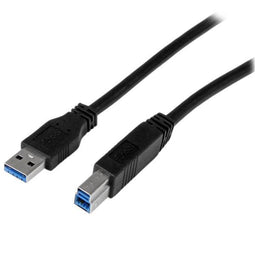 StarTech.com USB 3.0 A-naar-B-kabel - 1 m - gecertificeerd SuperSpeed - Zwart