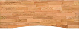 vidaXL - Bureaublad - rechthoekig - 140x60x2,5 - cm - eikenhout - lichtbruin