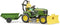 Bruder John Deere zitmaaier met aanhanger en tuinman