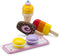 New Classic Toys® Houten IJsjes Speelgoed - 25-delige Speelset met IJsjes en Hoorntjes - Rollenspel Keukenspeelgoed (25 stuks)