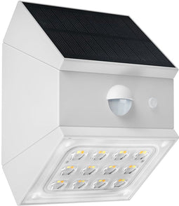 V-TAC VT-11025CCT-W - Solar Wandlamp - PIR Sensor - IP65 Waterdicht - Wit - 2.5W - 300 Lumen - 3IN1