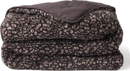 Soulsnooze Teddy Dekbed Panter Antraciet 240×220 - 2-in-1 Dekbed Zonder Overtrek - Wasbaar Dekbed