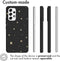 iMoshion Hoesje Geschikt voor Samsung Galaxy A53 Hoesje Siliconen - iMoshion Design hoesje - Zwart / Stars Gold