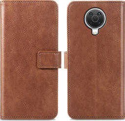 iMoshion Hoesje Geschikt voor Nokia G20 / G10 Hoesje Met Pasjeshouder - iMoshion Luxe Bookcase - Bruin