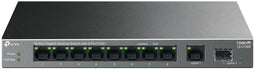 TP-Link LS1210GP - Schakelaar - 8x PoE+ 1Gbps - Zwart