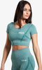 FORZA Sportswear - Naadloze Crop Top - Ademend - Magic Mint - M