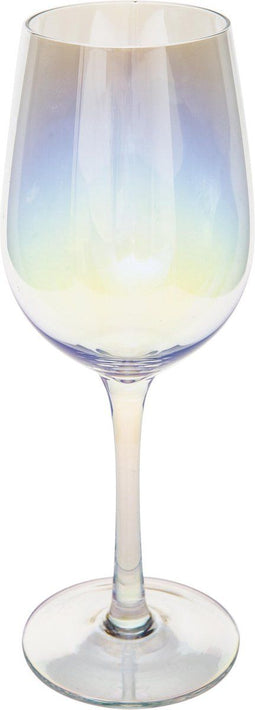 Secret de gourmet Iriserende Wijnglazen set van 6 - Fantasie - Regenboogkleurig