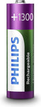 Philips R6B4A130 - AA Batterijen - 1300 mAh oplaadbaar NiMH (4 stuks)