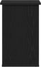 vidaXL - Zijkast - Zwarte - Eik - 35x35x55 - cm - Bewerkt - hout