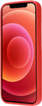 Mobiparts Silicone Cover - Soft case - Fluweelzachte binnenvoering - Rood (iPhone 12/12 Pro)