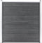 vidaXL - Schuttingset - 1 - vierkant - en - 1 - schuin - 273x186 - cm - HKC - grijs