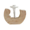 Decoratieve figuren DKD Home Decor Wit Bruin Balletdanseres 17 x 6 x 24 cm (2 Stuks)